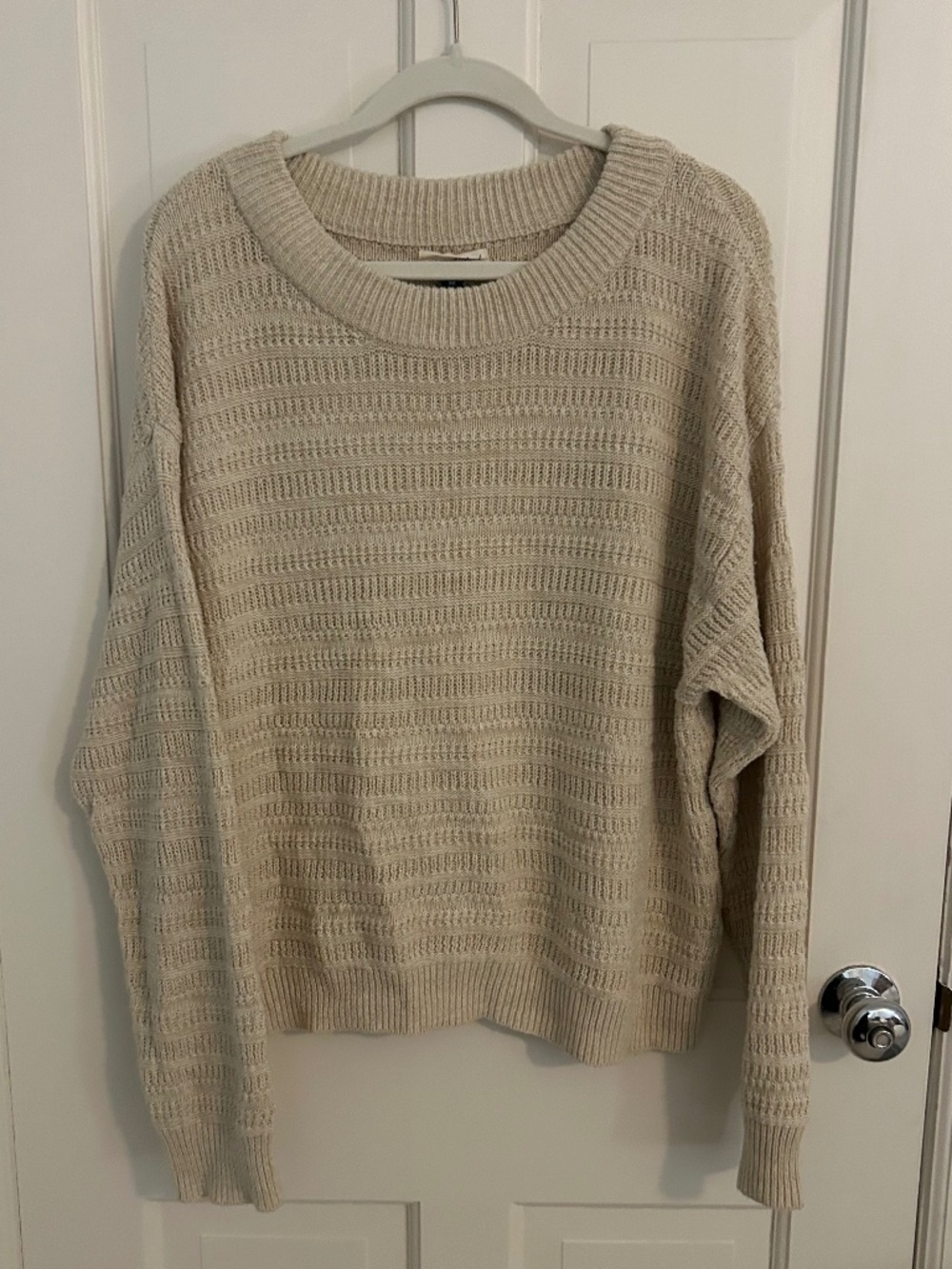Universal Thread Pullover Sweater – Cream/Beige XXL